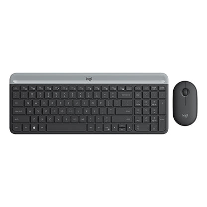 Logitech MK470 Wireless Silence Keyboard Mouse Set (Black) - Wireless Keyboard by Logitech | Online Shopping South Africa | PMC Jewellery | Buy Now Pay Later Mobicred