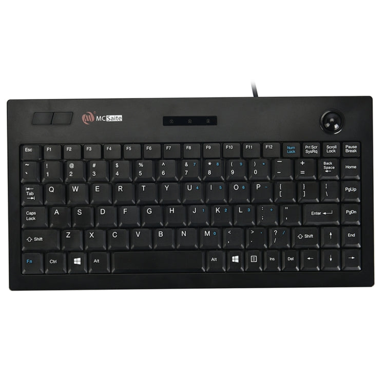 MC Saite MC-9712 Wired 88 Keys Multimedia Computer Keyboard with Trackball for Windows - Wired Keyboard by MC Saite | Online Shopping South Africa | PMC Jewellery | Buy Now Pay Later Mobicred