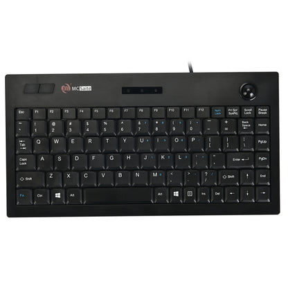 MC Saite MC-9712 Wired 88 Keys Multimedia Computer Keyboard with Trackball for Windows - Wired Keyboard by MC Saite | Online Shopping South Africa | PMC Jewellery | Buy Now Pay Later Mobicred