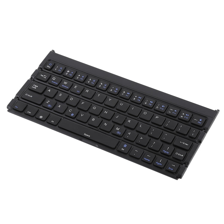 GK808 Ultra-thin Foldable Bluetooth V3.0 Keyboard, Built-in Holder, Support Android / iOS / Windows System(Black) - Wireless Keyboard by PMC Jewellery | Online Shopping South Africa | PMC Jewellery | Buy Now Pay Later Mobicred