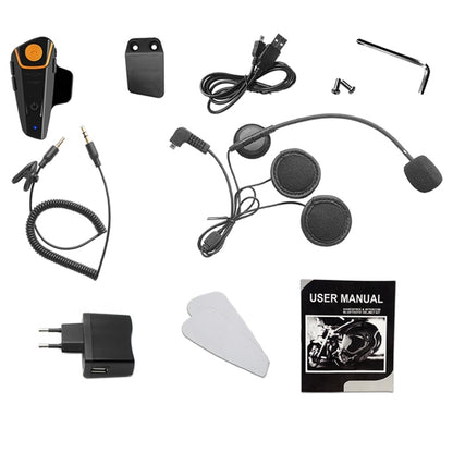 BT-S2 Single 2.4GHz Bluetooth V3.0 Interphone Headsets for Motorcycle Helmet, Auto Answering, Support FM, Intercom Distance up to 1000m - Motorcycle Walkie Talkie by PMC Jewellery | Online Shopping South Africa | PMC Jewellery | Buy Now Pay Later Mobicred