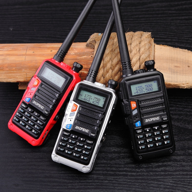 Baofeng BF-UV5R Plus S9 FM Interphone Handheld Walkie Talkie, US Plug (Black) - Handheld Walkie Talkie by BAOFENG | Online Shopping South Africa | PMC Jewellery | Buy Now Pay Later Mobicred