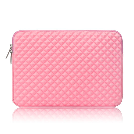 Diamond Texture Laptop Liner Bag, Size: 13.3 inch (Pink) - 13.3 inch by PMC Jewellery | Online Shopping South Africa | PMC Jewellery | Buy Now Pay Later Mobicred