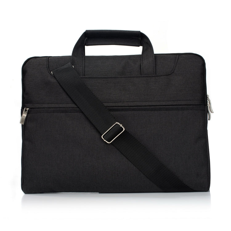 Portable One Shoulder Handheld Zipper Laptop Bag, For 11.6 inch and Below Macbook, Samsung, Lenovo, Sony, DELL Alienware, CHUWI, ASUS, HP(Black) - 10 - 11 inch by PMC Jewellery | Online Shopping South Africa | PMC Jewellery | Buy Now Pay Later Mobicred