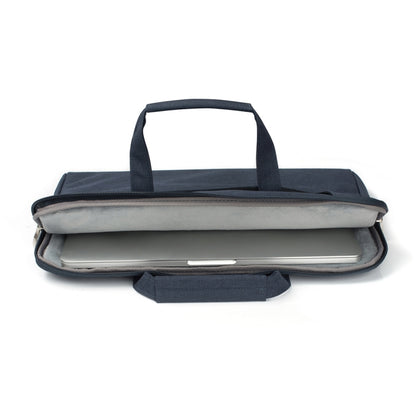 Portable One Shoulder Handheld Zipper Laptop Bag, For 11.6 inch and Below Macbook, Samsung, Lenovo, Sony, DELL Alienware, CHUWI, ASUS, HP (Dark Blue) - 10 - 11 inch by PMC Jewellery | Online Shopping South Africa | PMC Jewellery | Buy Now Pay Later Mobicred