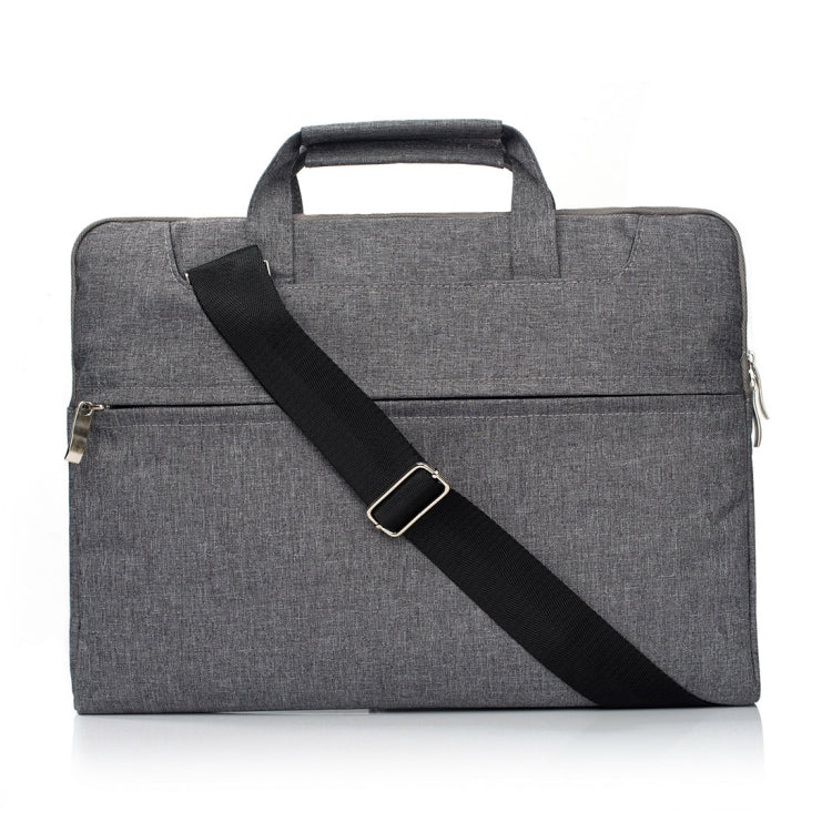 Portable One Shoulder Handheld Zipper Laptop Bag, For 11.6 inch and Below Macbook, Samsung, Lenovo, Sony, DELL Alienware, CHUWI, ASUS, HP (Grey) - 10 - 11 inch by PMC Jewellery | Online Shopping South Africa | PMC Jewellery | Buy Now Pay Later Mobicred