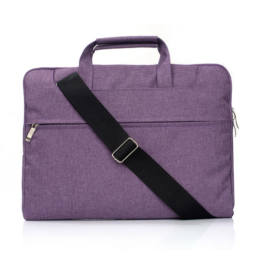 Portable One Shoulder Handheld Zipper Laptop Bag, For 11.6 inch and Below Macbook, Samsung, Lenovo, Sony, DELL Alienware, CHUWI, ASUS, HP (Purple) - 10 - 11 inch by PMC Jewellery | Online Shopping South Africa | PMC Jewellery | Buy Now Pay Later Mobicred