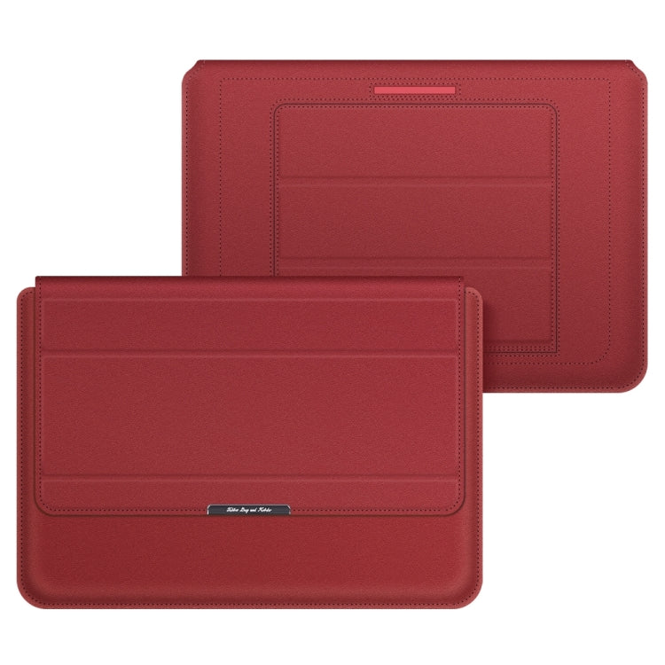 4 in 1 Universal Laptop Holder PU Waterproof Protection Wrist Laptop Bag, Size: 17 inch(Red) - 15.6 - 17 inch by PMC Jewellery | Online Shopping South Africa | PMC Jewellery | Buy Now Pay Later Mobicred