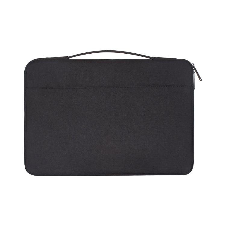 11.6 inch Fashion Casual Polyester + Nylon Laptop Handbag Briefcase Notebook Cover Case, For Macbook, Samsung, Lenovo, Xiaomi, Sony, DELL, CHUWI, ASUS, HP(Black) - Other by PMC Jewellery | Online Shopping South Africa | PMC Jewellery | Buy Now Pay Later Mobicred