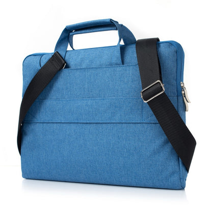 Portable One Shoulder Handheld Zipper Laptop Bag, For 15.4 inch and Below Macbook, Samsung, Lenovo, Sony, DELL Alienware, CHUWI, ASUS, HP (Blue) - 15 inch by PMC Jewellery | Online Shopping South Africa | PMC Jewellery | Buy Now Pay Later Mobicred