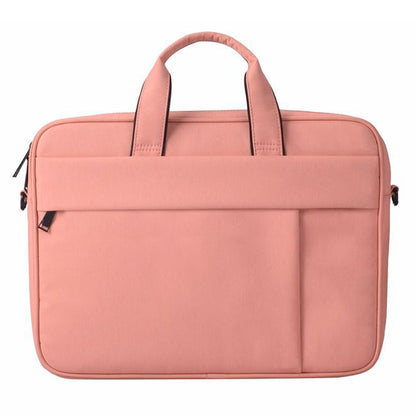 DJ03 Waterproof Anti-scratch Anti-theft One-shoulder Handbag for 13.3 inch Laptops, with Suitcase Belt(Pink) - 13.3 inch by PMC Jewellery | Online Shopping South Africa | PMC Jewellery | Buy Now Pay Later Mobicred