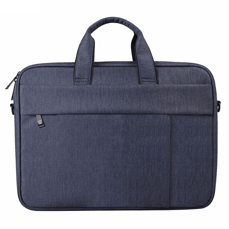 DJ03 Waterproof Anti-scratch Anti-theft One-shoulder Handbag for 15.6 inch Laptops, with Suitcase Belt(Navy Blue) - 15.6 - 17 inch by PMC Jewellery | Online Shopping South Africa | PMC Jewellery | Buy Now Pay Later Mobicred