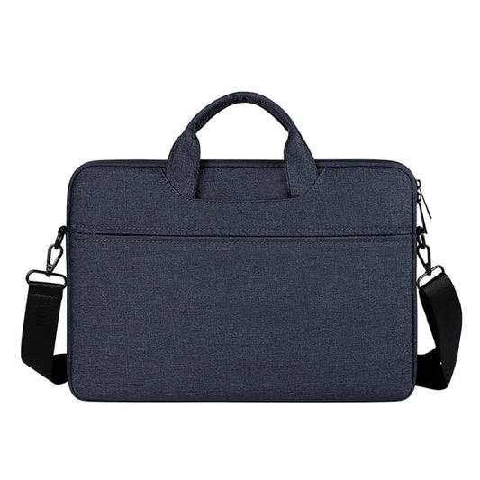 ST01S Waterproof Oxford Cloth Hidden Portable Strap One-shoulder Handbag for 14.1 inch Laptops (Navy Blue) - 14.1 inch by PMC Jewellery | Online Shopping South Africa | PMC Jewellery | Buy Now Pay Later Mobicred