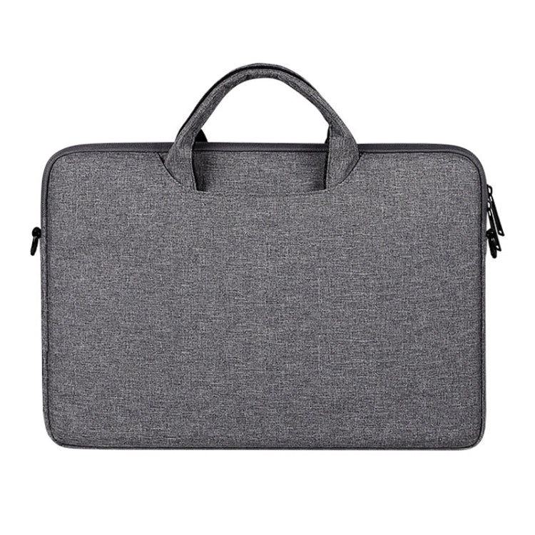 ST01S Waterproof Oxford Cloth Hidden Portable Strap One-shoulder Handbag for 15.6 inch Laptops (Dark Gray) - 14.1 inch by PMC Jewellery | Online Shopping South Africa | PMC Jewellery | Buy Now Pay Later Mobicred