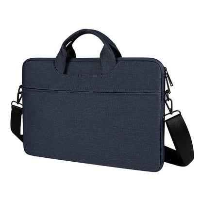 ST01S Waterproof Oxford Cloth Hidden Portable Strap One-shoulder Handbag for 15.6 inch Laptops (Navy Blue) - 14.1 inch by PMC Jewellery | Online Shopping South Africa | PMC Jewellery | Buy Now Pay Later Mobicred