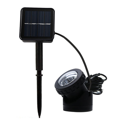 Single Head LED Outdoor Waterproof Solar Underwater Spotlight Floodlight - Underwater Lights by PMC Jewellery | Online Shopping South Africa | PMC Jewellery | Buy Now Pay Later Mobicred