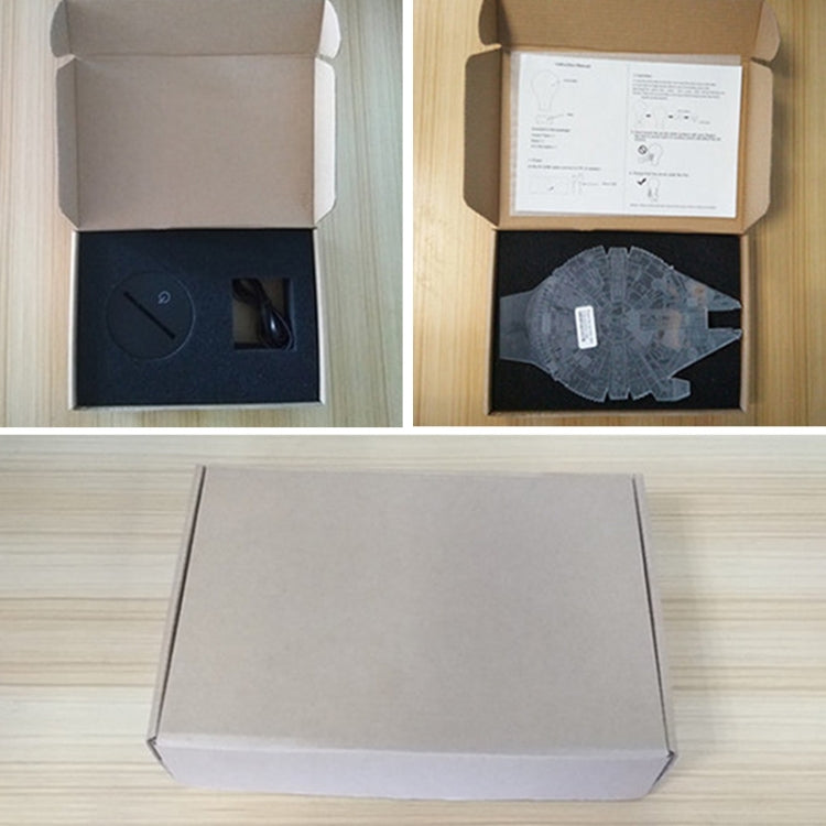 Baseball Sport Shape 3D Colorful LED Vision Light Table Lamp, Crack Touch Version - free shipping - PMC TechLife - Order now!