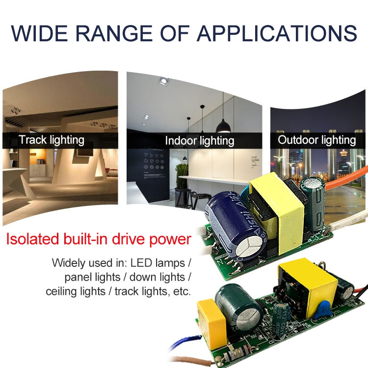 1-3W LED Driver Adapter Isolated Power Supply AC 85-265V to DC 3-12V - LED Drivers by PMC Jewellery | Online Shopping South Africa | PMC Jewellery