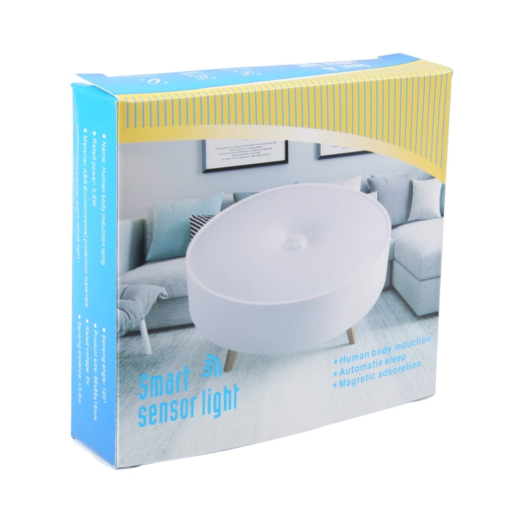 180LM LED Human Body Induction Smart Sensor Light (White) - Sensor LED Lights by PMC Jewellery | Online Shopping South Africa | PMC Jewellery | Buy Now Pay Later Mobicred