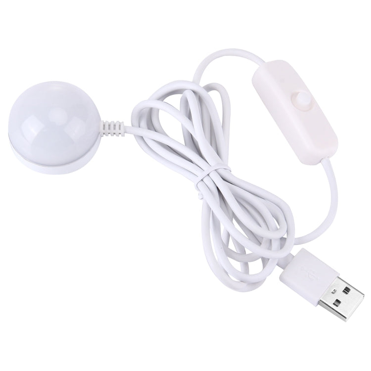 2W USB LED Light Bulb with Magnetic, 5V 140-150Lumens 6LED (Warm White) - USB Light by PMC Jewellery | Online Shopping South Africa | PMC Jewellery | Buy Now Pay Later Mobicred