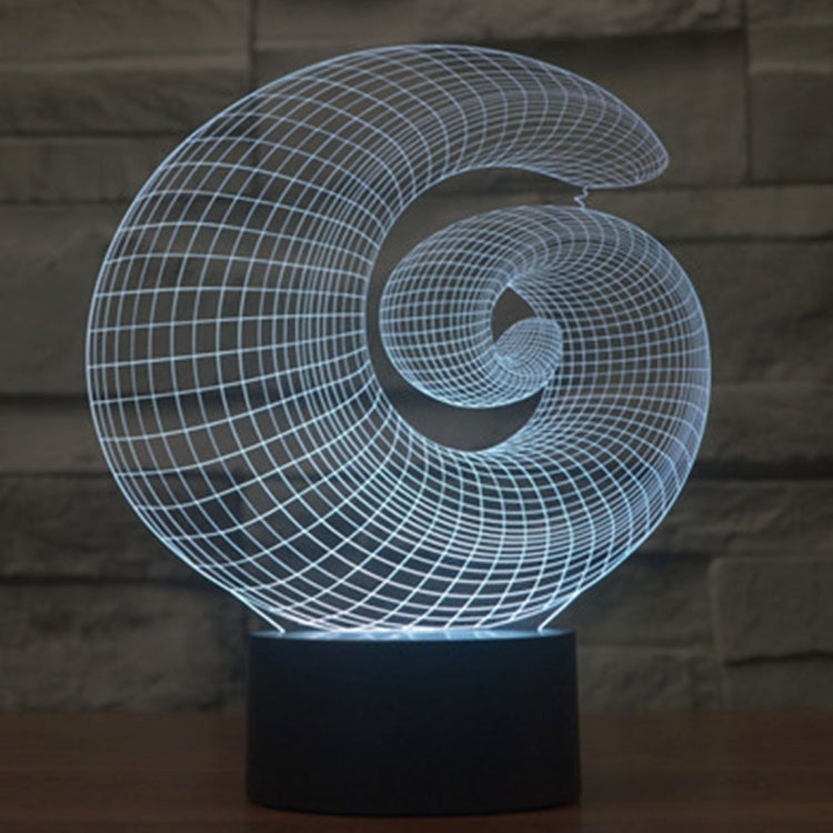 Abstract Style 3D Touch Switch Control LED Light , 7 Color Discoloration Creative Visual Stereo Lamp Desk Lamp Night Light - free shipping - PMC TechLife - Order now!