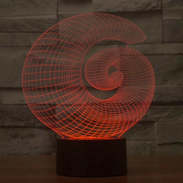 Abstract Style 3D Touch Switch Control LED Light , 7 Color Discoloration Creative Visual Stereo Lamp Desk Lamp Night Light - free shipping - PMC TechLife - Order now!
