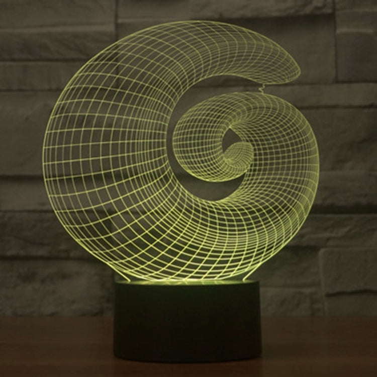 Abstract Style 3D Touch Switch Control LED Light , 7 Color Discoloration Creative Visual Stereo Lamp Desk Lamp Night Light - free shipping - PMC TechLife - Order now!