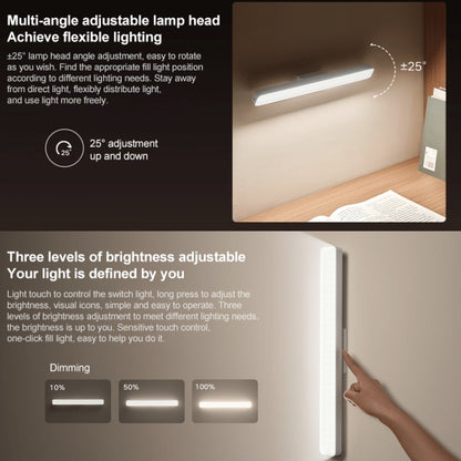 Original Xiaomi Mijia Magnetic Reading Lamp 2000mAh Type-C Rechargeable LED Desk Lamp - Desk Lamps by Xiaomi | Online Shopping South Africa | PMC Jewellery | Buy Now Pay Later Mobicred