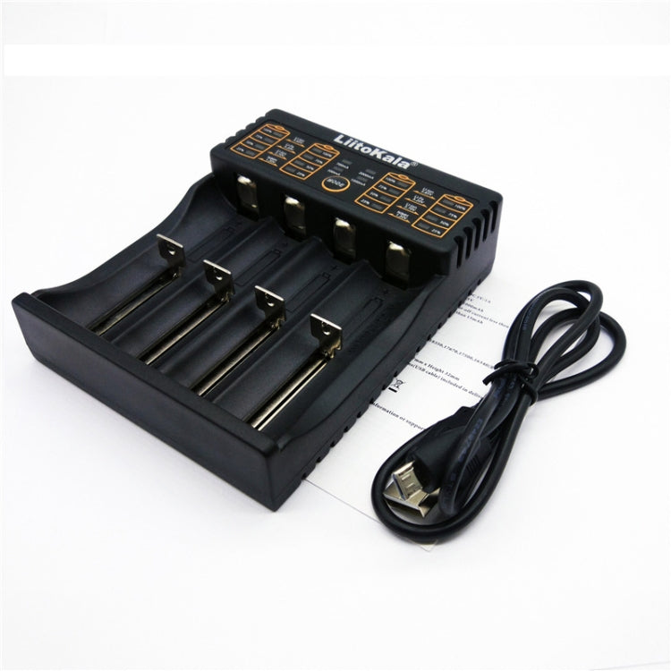 LiitoKala lii-402 4 In 1 Lithium Battery Charger for Li-ion IMR 18650, 18490, 18350, 17670, 17500, 16340(RCR123), 14500, 10440 - Charger & Converter by PMC Jewellery | Online Shopping South Africa | PMC Jewellery | Buy Now Pay Later Mobicred