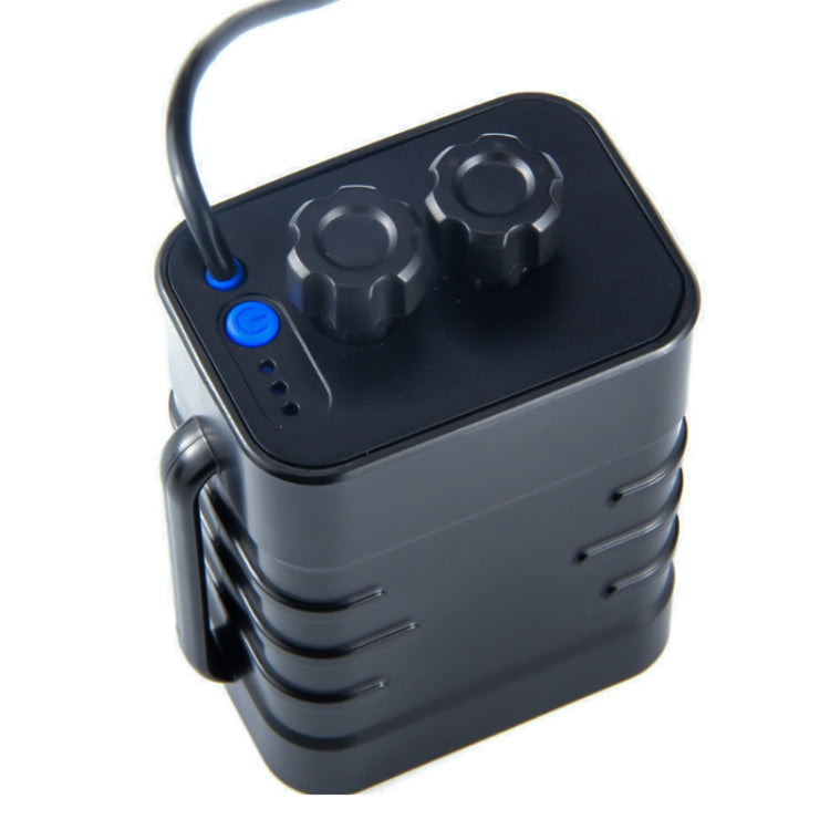 6 Sections 18650 Battery Multi-function Mobile Power Box with 12.4v Round Head & 5v USB Dual Voltage Output Without Battery(Black) - Power Bank Box by PMC Jewellery | Online Shopping South Africa | PMC Jewellery | Buy Now Pay Later Mobicred