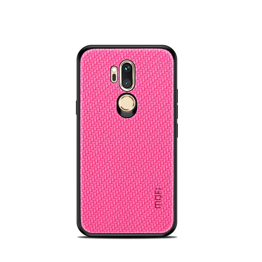 MOFI Cloth Surface + PC + TPU Case for LG G7 ThinQ(Rose Red) - LG by MOFI | Online Shopping South Africa | PMC Jewellery | Buy Now Pay Later Mobicred