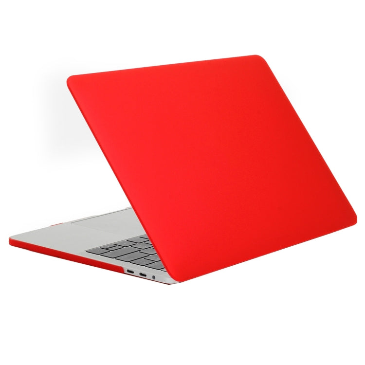 Laptop Frosted Texture PC Protective Case for 2016 New Macbook Pro 13.3 inch A2159 & A1706 & A1708(Red) - MacBook Pro Cases by PMC Jewellery | Online Shopping South Africa | PMC Jewellery | Buy Now Pay Later Mobicred