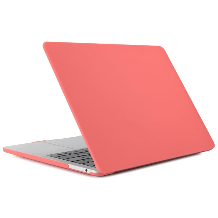 Laptop Frosted Texture PC Protective Case for MacBook Pro 15.4 inch A1707 (2016 - 2017)(Coral Red) - MacBook Pro Cases by PMC Jewellery | Online Shopping South Africa | PMC Jewellery | Buy Now Pay Later Mobicred