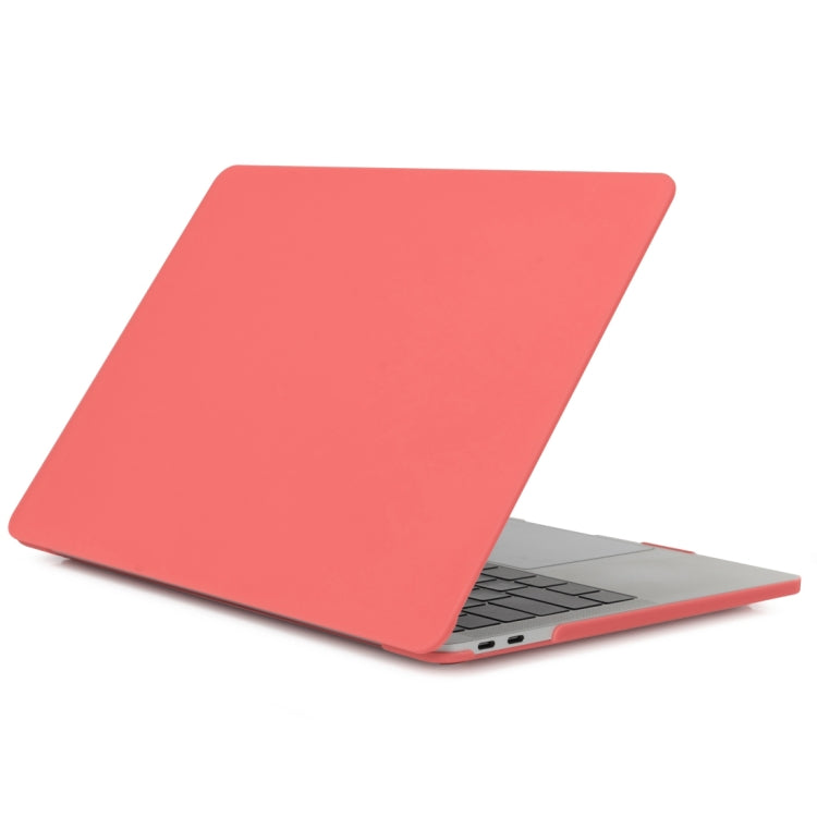 Laptop Frosted Texture PC Protective Case for MacBook Pro 15.4 inch A1707 (2016 - 2017)(Coral Red) - MacBook Pro Cases by PMC Jewellery | Online Shopping South Africa | PMC Jewellery | Buy Now Pay Later Mobicred