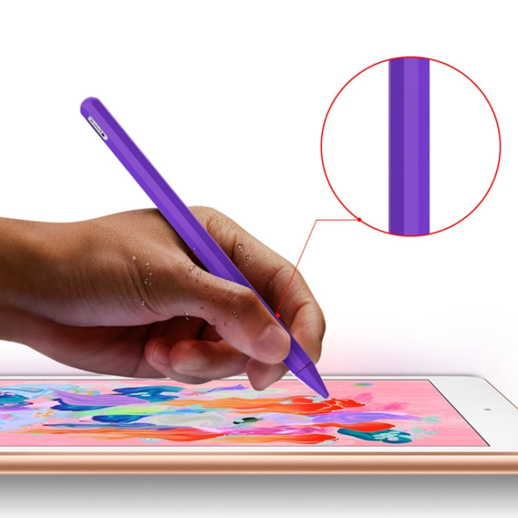 Stylus Pen Silica Gel Protective Case for Apple Pencil 2 (Blue) - free shipping - PMC Jewellery - Order now!