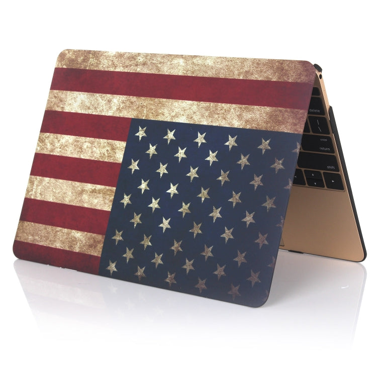 For MacBook Air 13.3 inch A1932 2018 / A2179 American Flag Laptop Water Stick Style Protective Case (2020) - MacBook Air Cases by PMC Jewellery | Online Shopping South Africa | PMC Jewellery | Buy Now Pay Later Mobicred