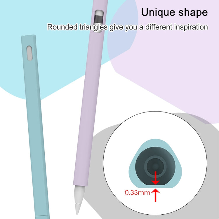 LOVE MEI For Apple Pencil 1 Triangle Shape Stylus Pen Silicone Protective Case Cover (Black) - free shipping - PMC TechLife - Order now!