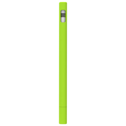 LOVE MEI For Apple Pencil 1 Triangle Shape Stylus Pen Silicone Protective Case Cover (Fluorescent Green) - Pencil Accessories by LOVE MEI | Online Shopping South Africa | PMC Jewellery