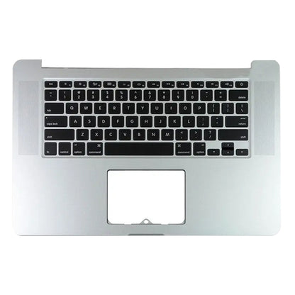 For Macbook Pro 15 A1398 2013 2014 US Keyboard with C Shell (Silver) - Keyboard by PMC Jewellery | Online Shopping South Africa | PMC Jewellery | Buy Now Pay Later Mobicred