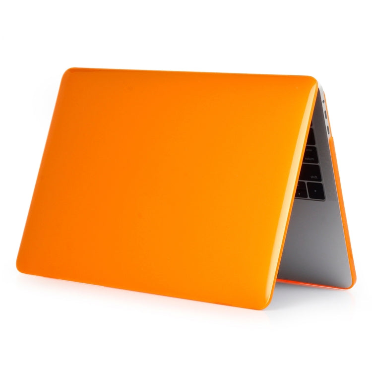 ENKAY Hat-Prince 2 in 1 Crystal Hard Shell Plastic Protective Case + US Version Ultra-thin TPU Keyboard Protector Cover for 2016 New MacBook Pro 13.3 inch without Touchbar (A1708)(Orange) - MacBook Pro Cases by ENKAY | Online Shopping South Africa | PMC Jewellery | Buy Now Pay Later Mobicred