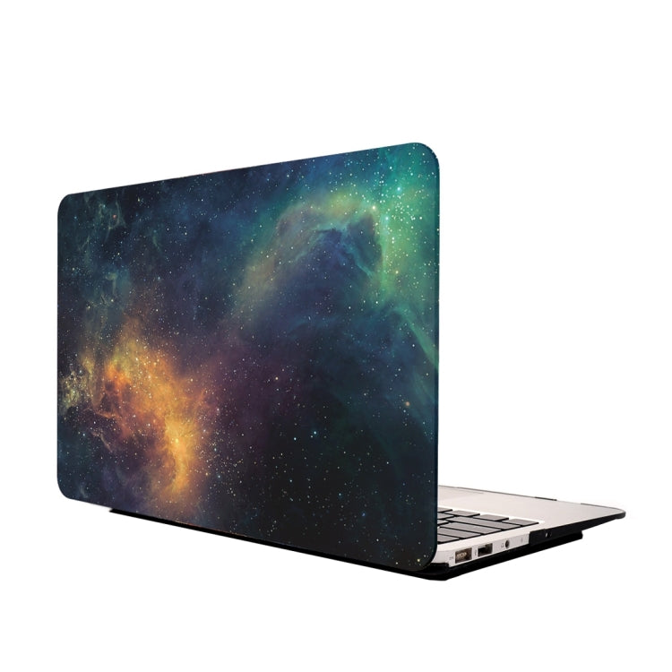 For Macbook Pro Retina 15.4 inch Starry Sky Patterns Apple Laptop Water Decals PC Protective Case(Green) - MacBook Pro Cases by PMC Jewellery | Online Shopping South Africa | PMC Jewellery | Buy Now Pay Later Mobicred