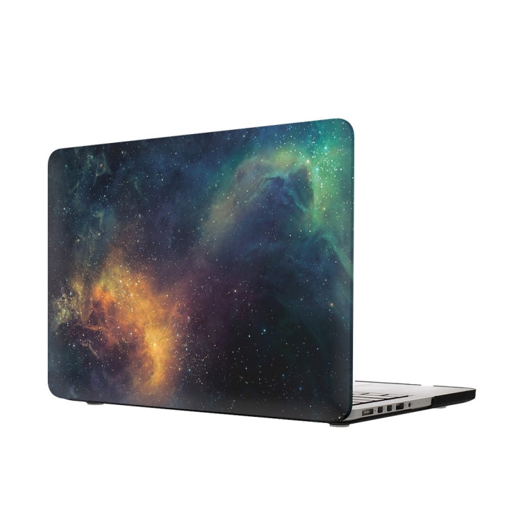 For Macbook Pro Retina 13.3 inch Starry Sky Patterns Apple Laptop Water Decals PC Protective Case(Green) - MacBook Pro Cases by PMC Jewellery | Online Shopping South Africa | PMC Jewellery | Buy Now Pay Later Mobicred