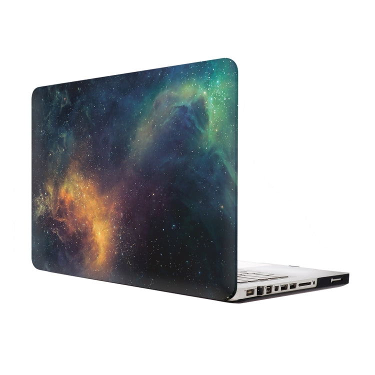 For Macbook Pro 13.3 inch Starry Sky Patterns Apple Laptop Water Decals PC Protective Case(Green) - MacBook Pro Cases by PMC Jewellery | Online Shopping South Africa | PMC Jewellery | Buy Now Pay Later Mobicred