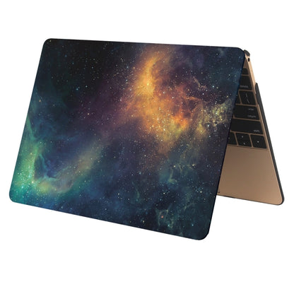 For Macbook Pro Retina 12 inch Starry Sky Patterns Apple Laptop Water Decals PC Protective Case(Green) - MacBook Pro Cases by PMC Jewellery | Online Shopping South Africa | PMC Jewellery | Buy Now Pay Later Mobicred