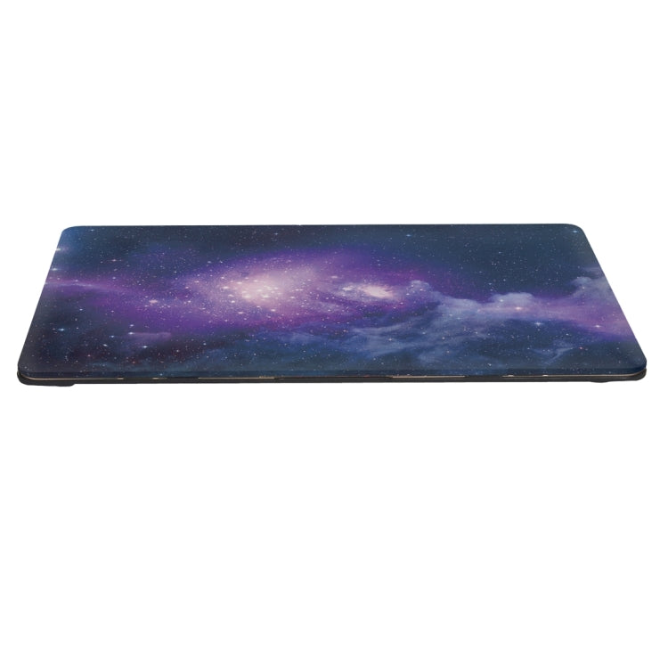 For Macbook Pro Retina 12 inch Starry Sky Patterns Apple Laptop Water Decals PC Protective Case(Blue) - MacBook Pro Cases by PMC Jewellery | Online Shopping South Africa | PMC Jewellery | Buy Now Pay Later Mobicred