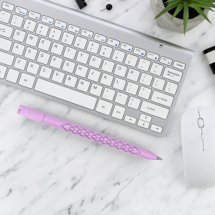 For Apple Pencil (USB-C) Diamond Pattern Silicone Stylus Pen Protective Case (Black) - Pencil Accessories by PMC Jewellery | Online Shopping South Africa | PMC Jewellery | Buy Now Pay Later Mobicred
