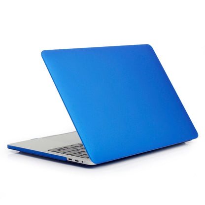 ENKAY Hat-Prince 2 in 1 Frosted Hard Shell Plastic Protective Case + Europe Version Ultra-thin TPU Keyboard Protector Cover for 2016 MacBook Pro 13.3 Inch with Touch Bar (A1706)(Dark Blue) - MacBook Pro Cases by ENKAY | Online Shopping South Africa | PMC Jewellery | Buy Now Pay Later Mobicred