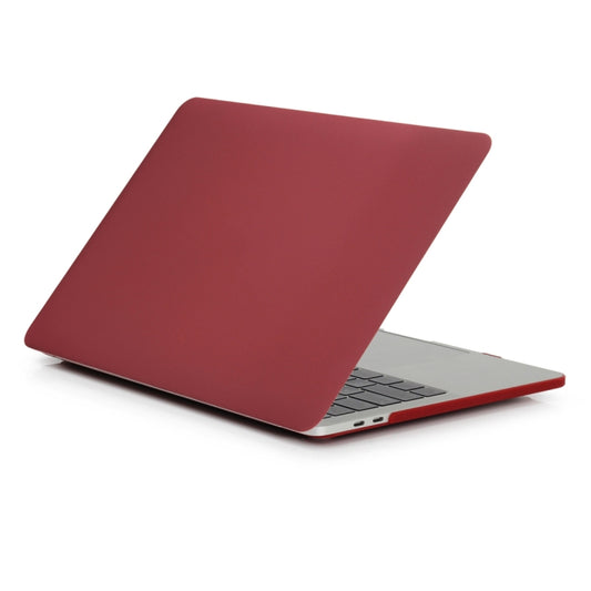 Laptop Frosted Style PC Protective Case for MacBook Pro 13.3 inch A1989 (2018) / A2159 / A2251 / A2289 / A2338(Wine Red) - MacBook Pro Cases by PMC Jewellery | Online Shopping South Africa | PMC Jewellery | Buy Now Pay Later Mobicred