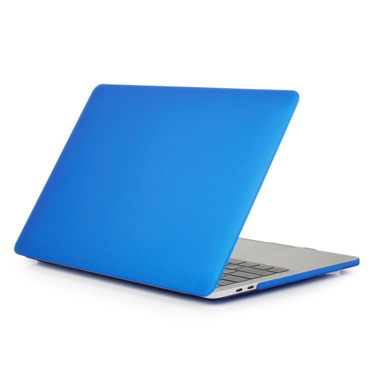 Laptop Frosted Style PC Protective Case for MacBook Pro 15.4 inch A1990 (2018)(Dark Blue) - MacBook Pro Cases by PMC Jewellery | Online Shopping South Africa | PMC Jewellery | Buy Now Pay Later Mobicred