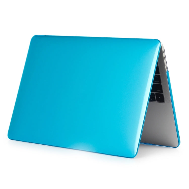 Laptop Crystal Style PC Protective Case for MacBook Pro 15.4 inch A1990 (2018) (Lake Blue) - MacBook Pro Cases by PMC Jewellery | Online Shopping South Africa | PMC Jewellery | Buy Now Pay Later Mobicred